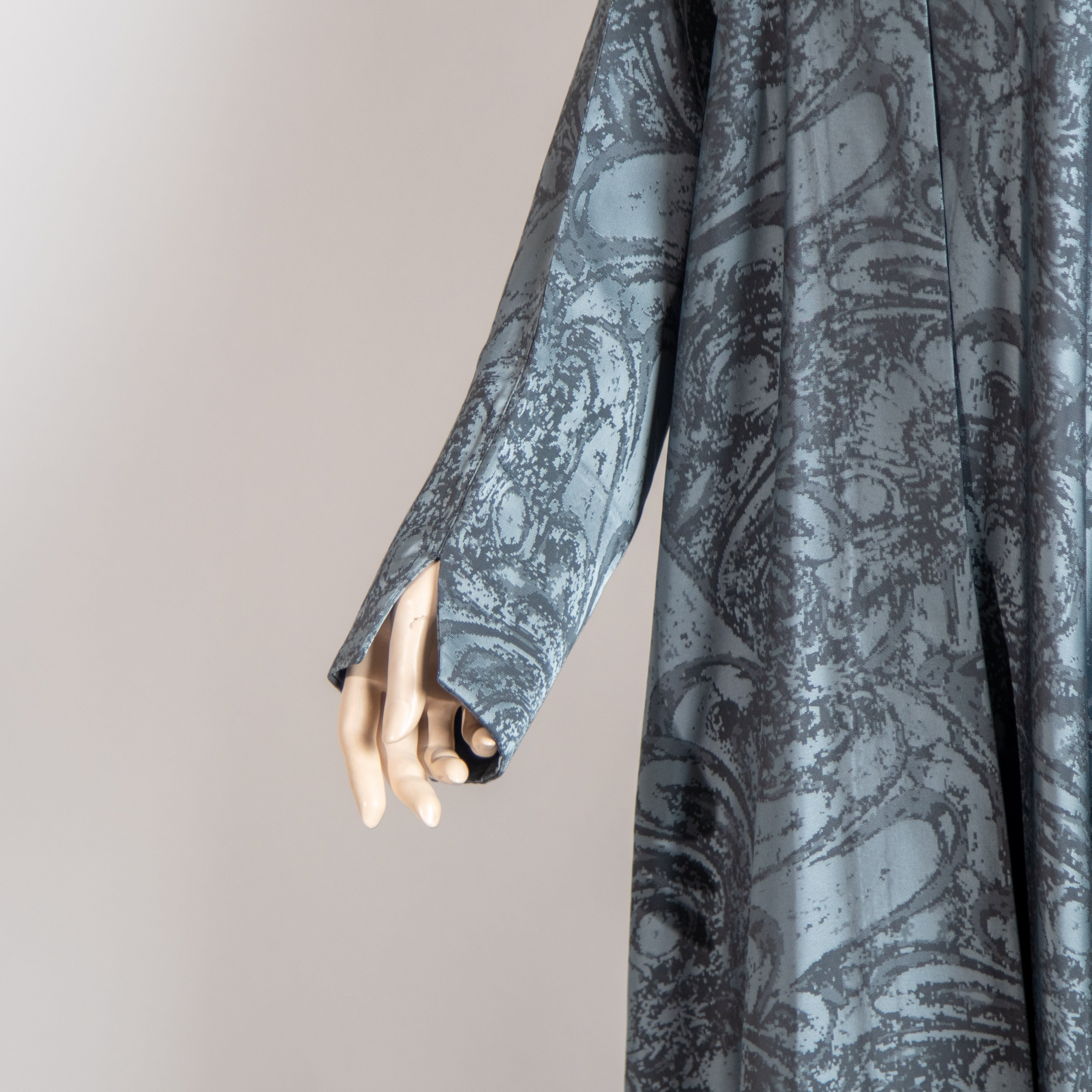 عباية و شيله تركوازي