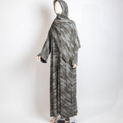 عباية وشليه شيفون زيتي