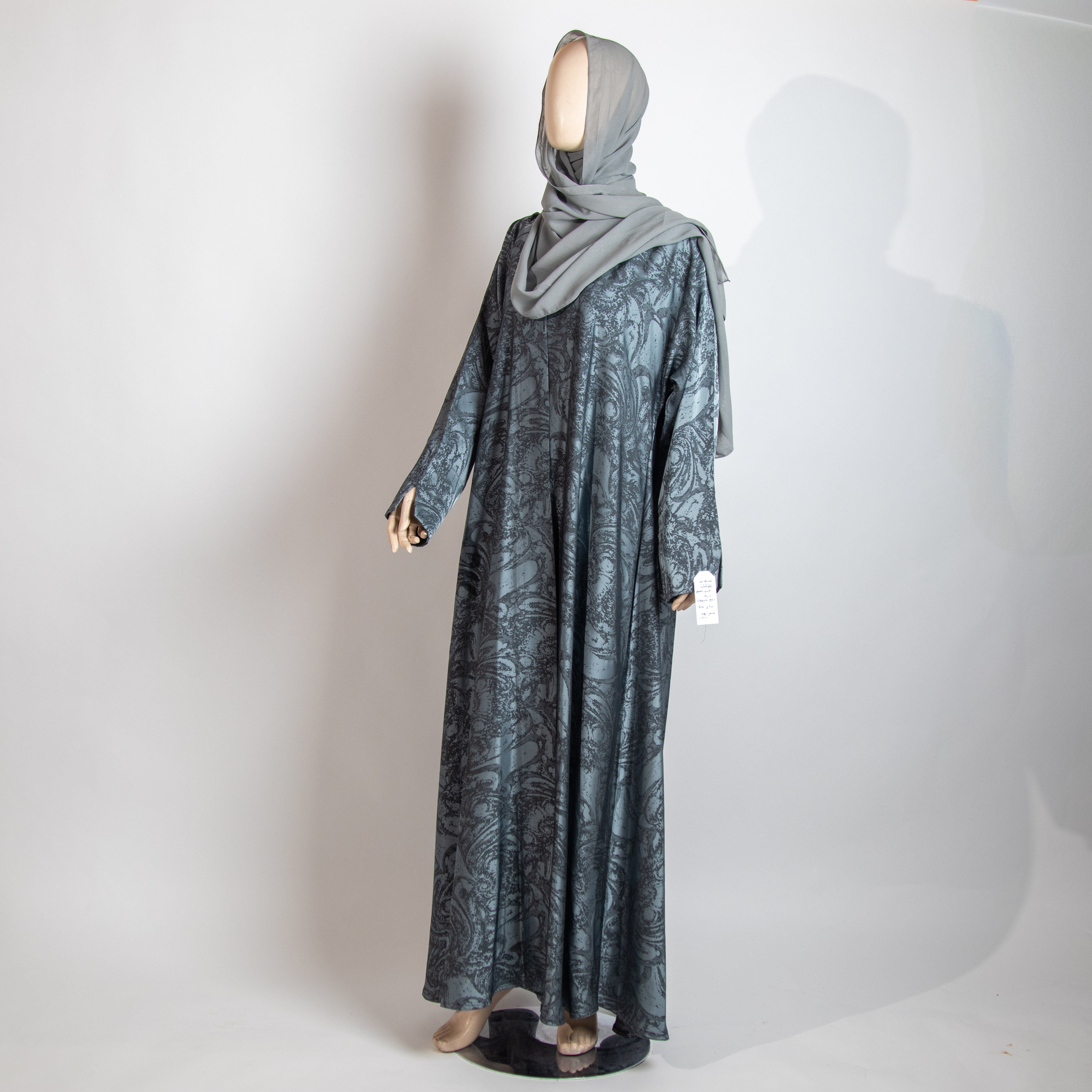 عباية و شيله تركوازي