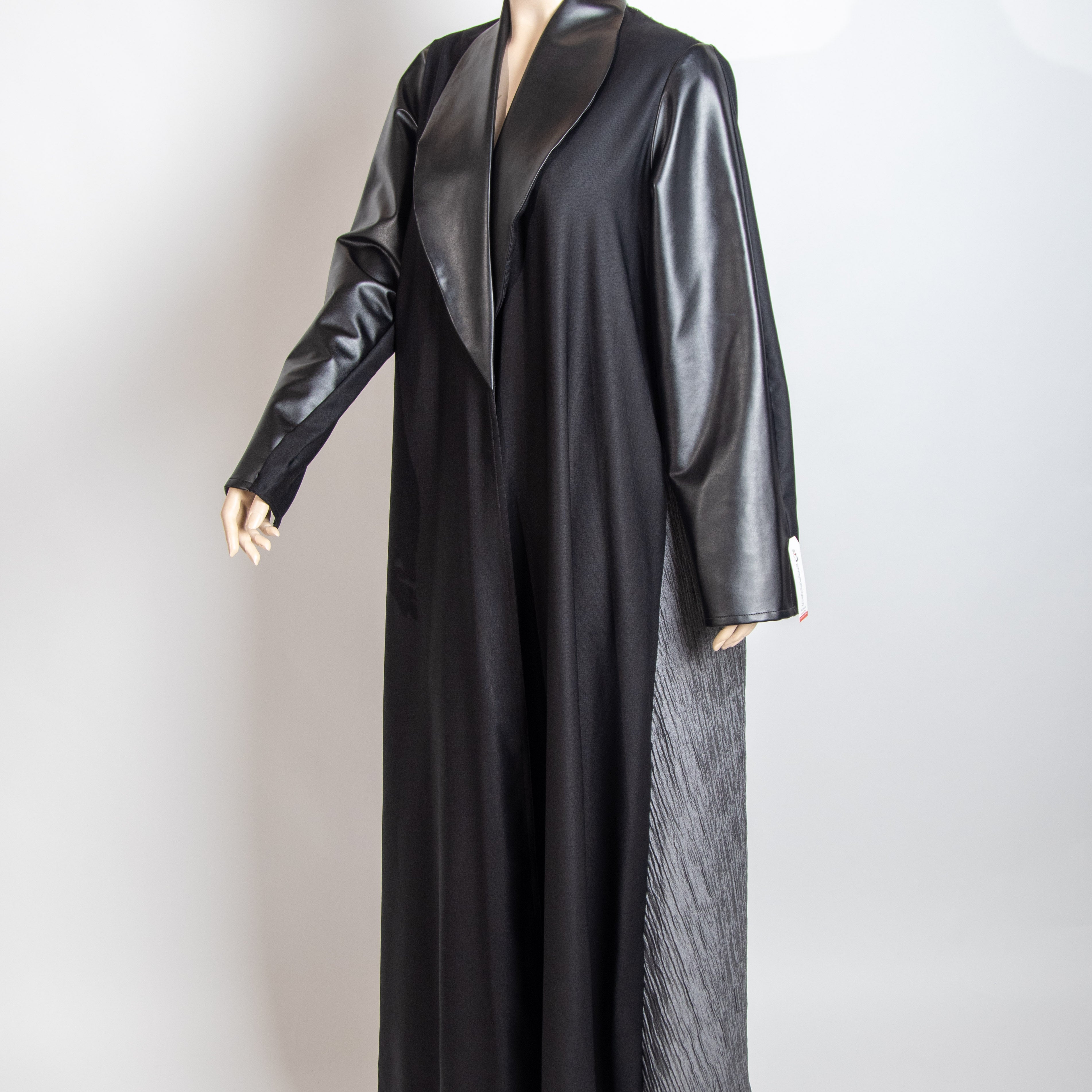 عباية صيفية أسود و رصاصي