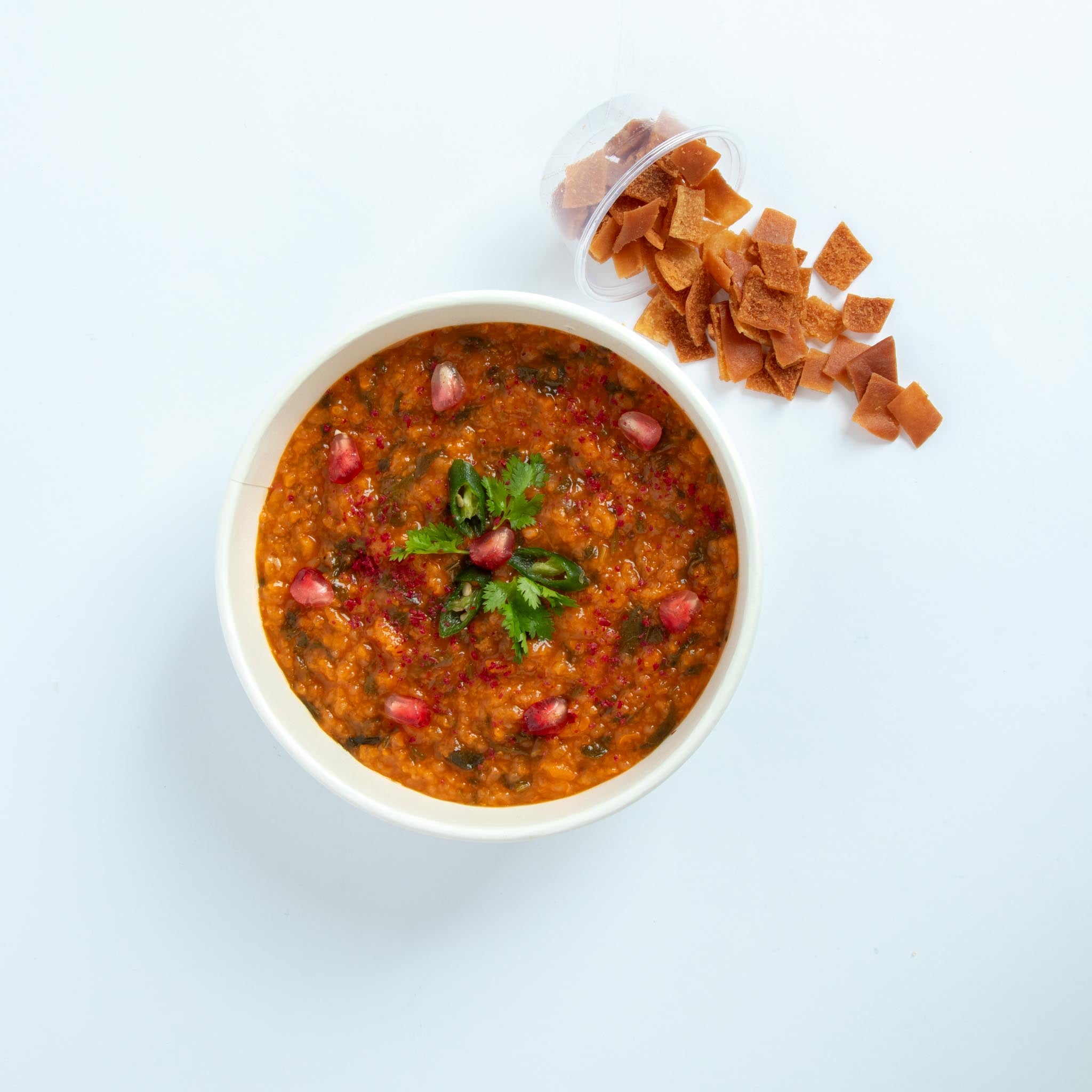 فتة ورق عنب  السادة