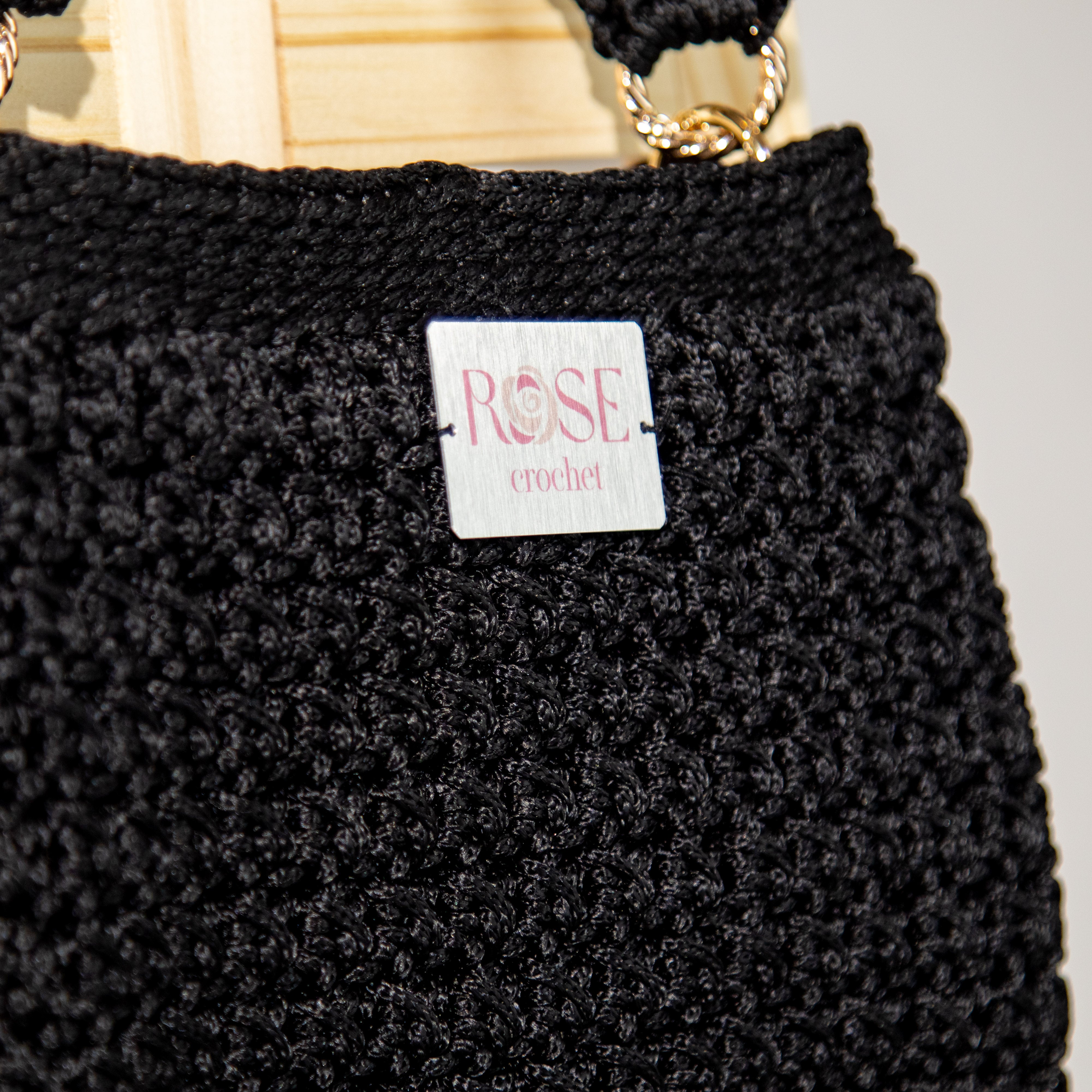 شنطة كتف خيط مكرمية