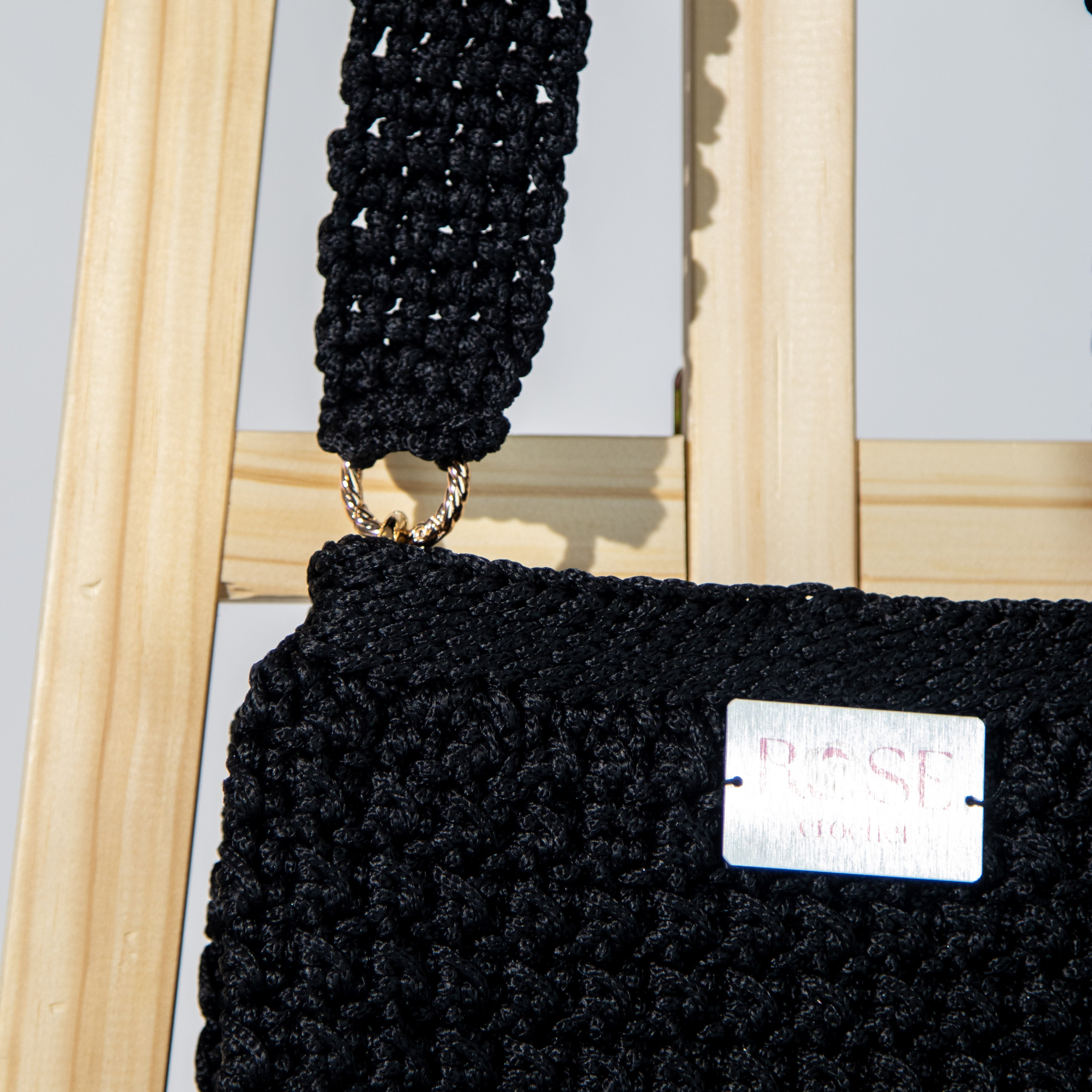 شنطة كتف خيط مكرمية