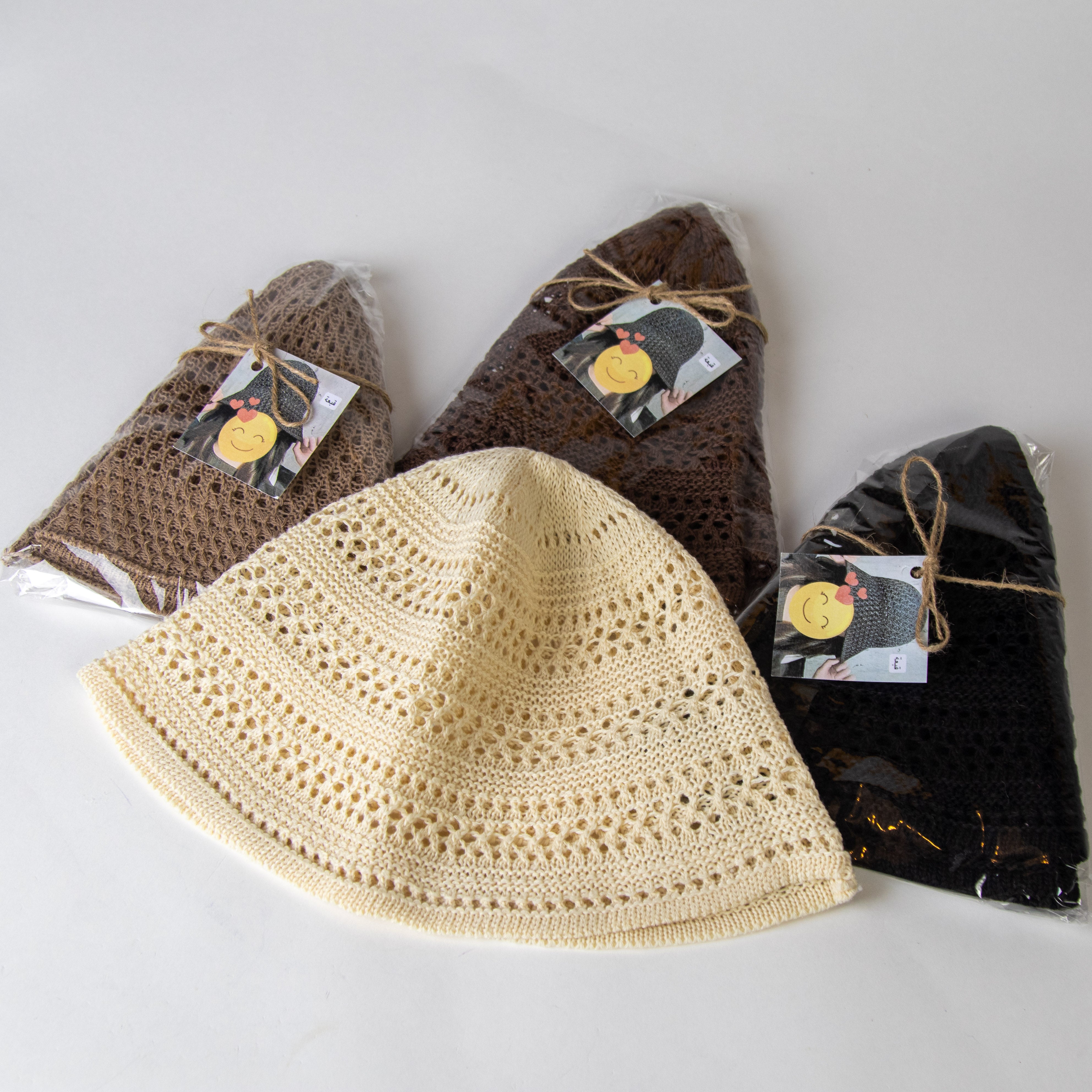 قبعات كروشيه