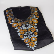 مخور أسود حرير فصوص