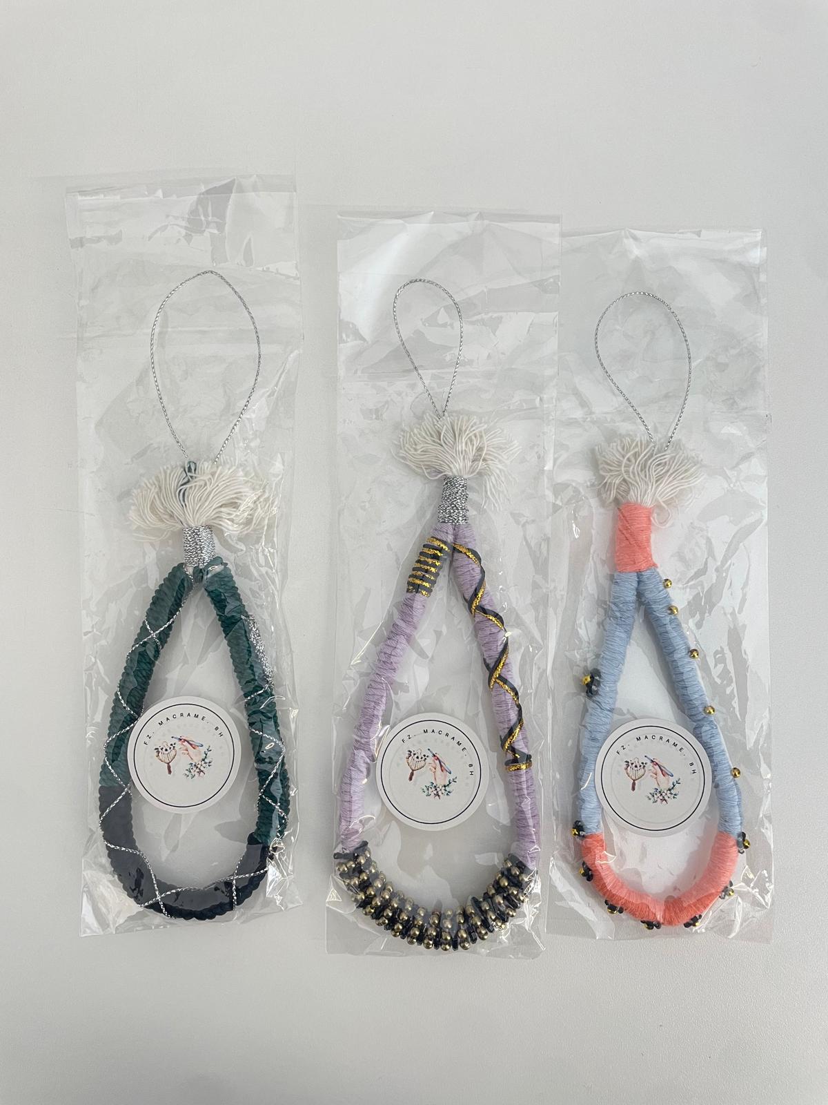 تعليقات مكرمية للتلفون