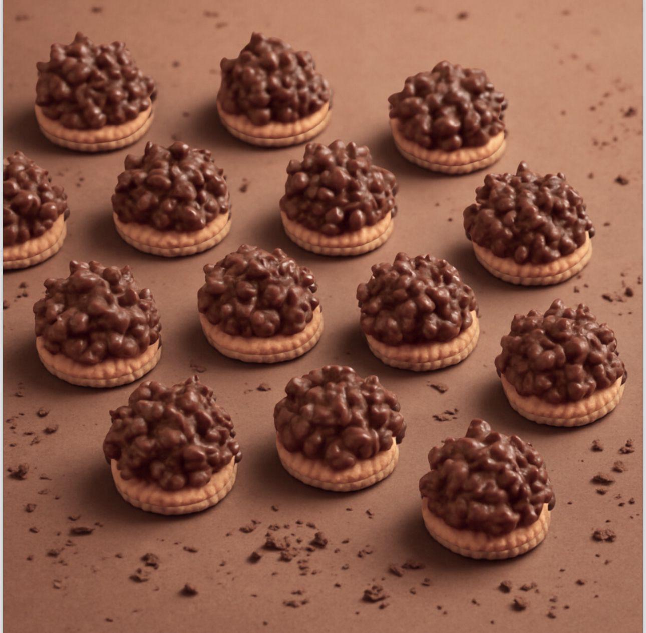 جوكلت كرسبي مع بسكويت