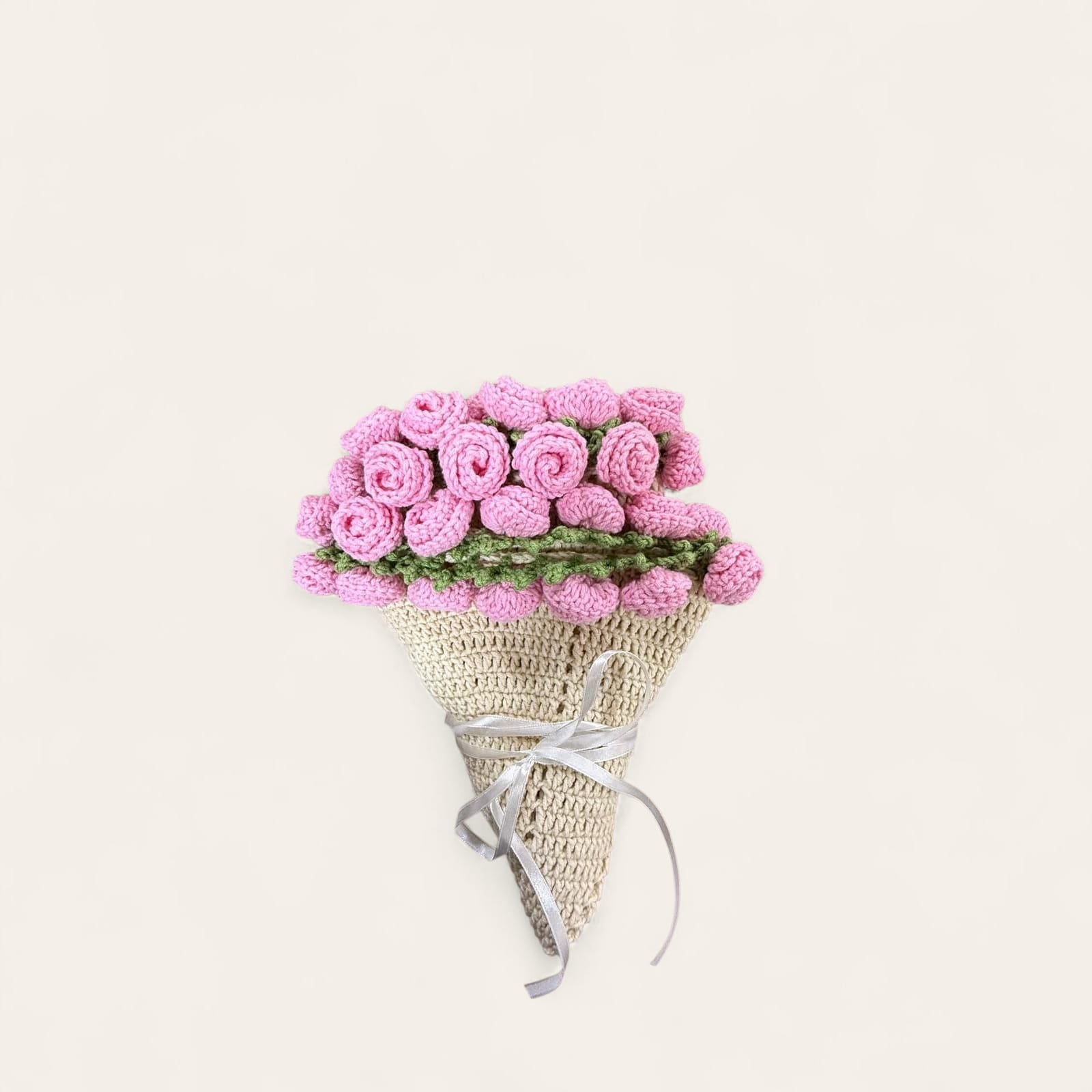 مفرش الوردة البيج الفاتح