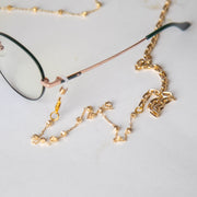 سلسلة نظارة ذهبية