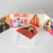 علب أكريلك برسم يدوي