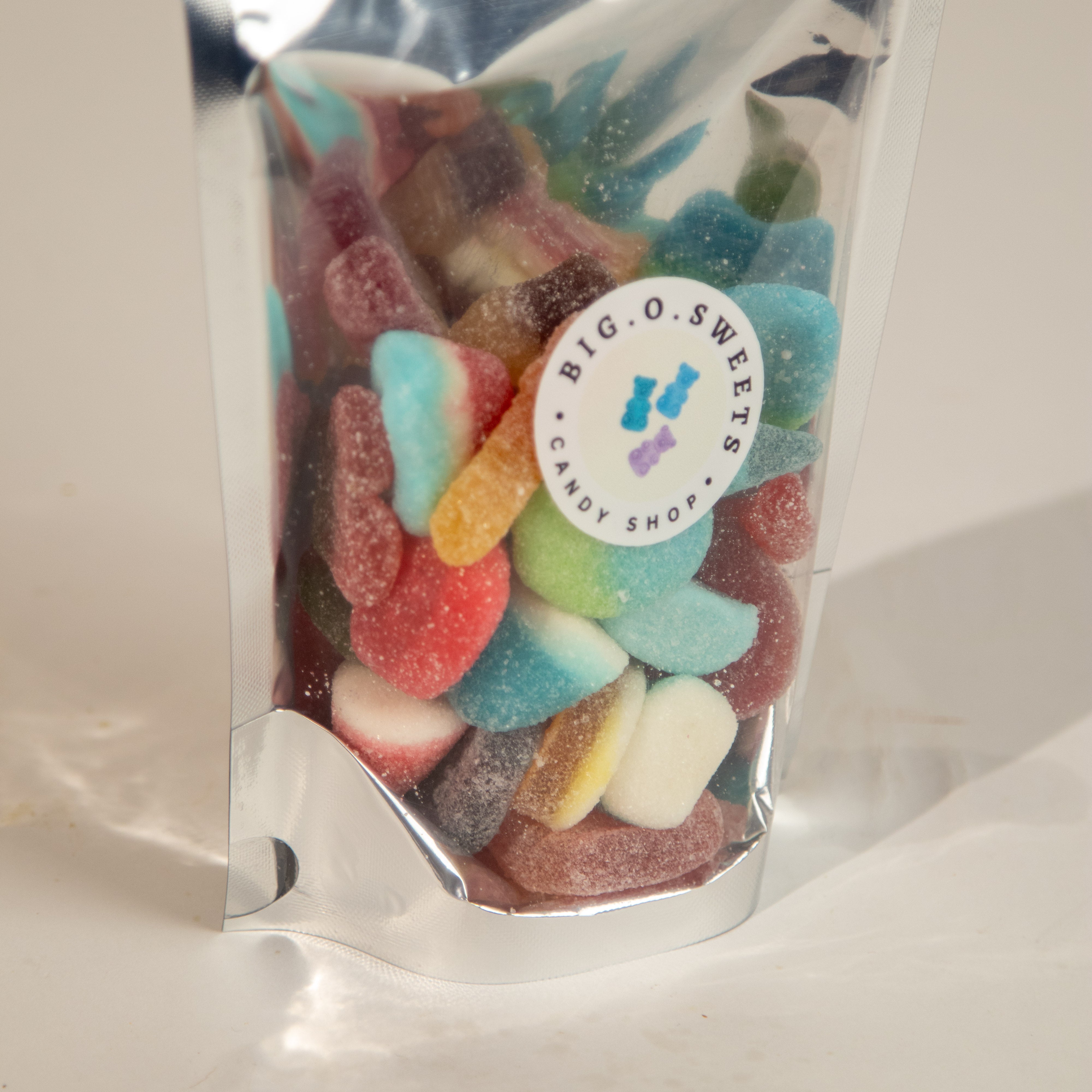 كيس الحلويات الحامضة المشكلة