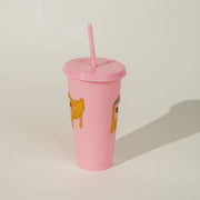 كوب بلاستيك للمشروبات الباردة