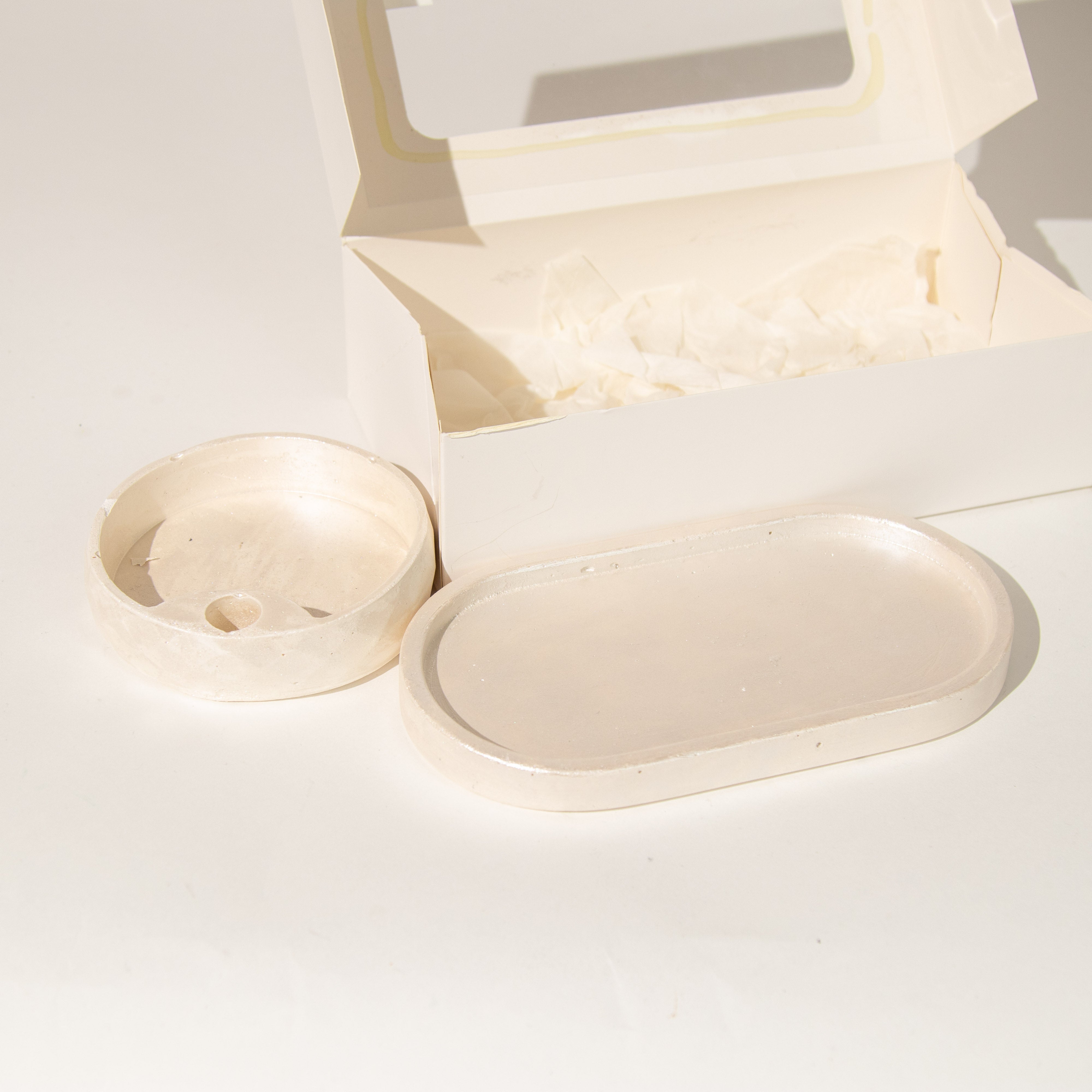 طقم مكتب أسمنتي