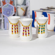 أكواب الضيافة بنقشة المرتعشة