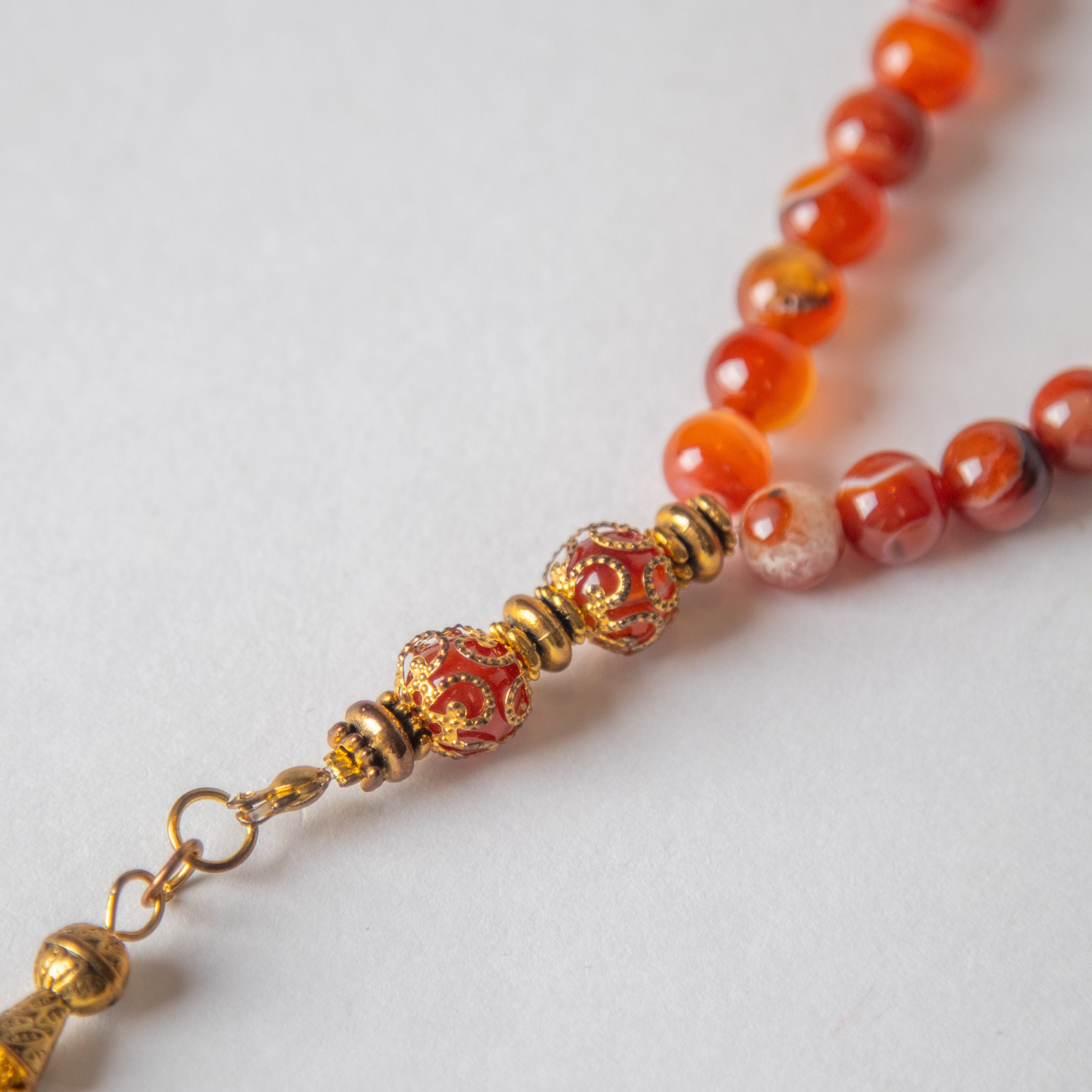 مسباح برتقالي 33حبة