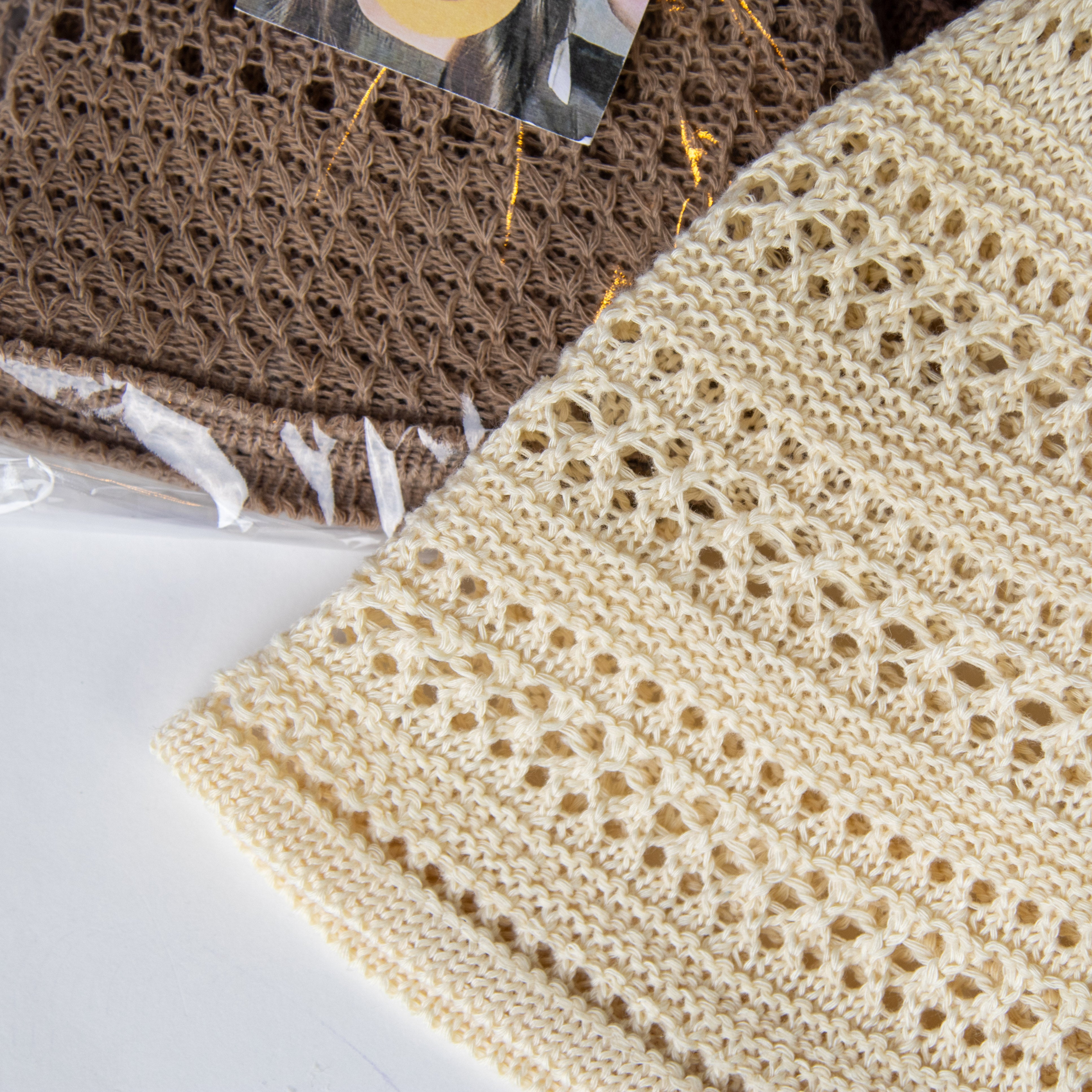 قبعات كروشيه