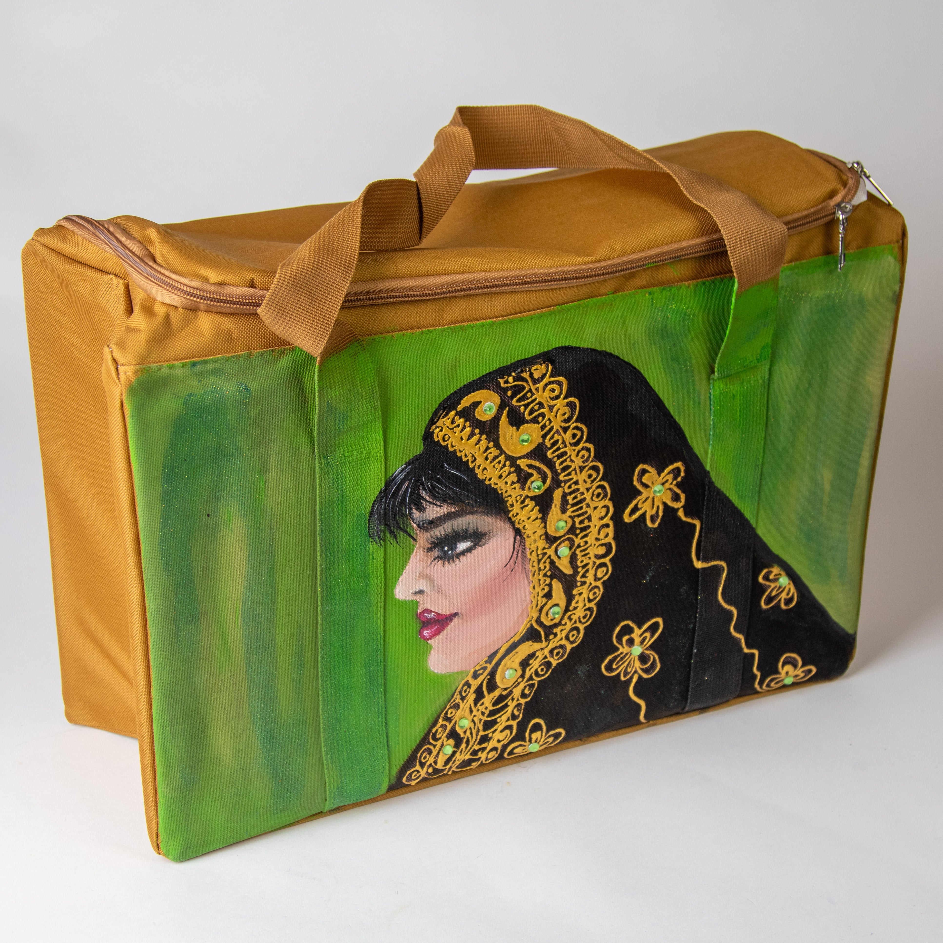 شنطة حافظة للحرارة برسم يدوي