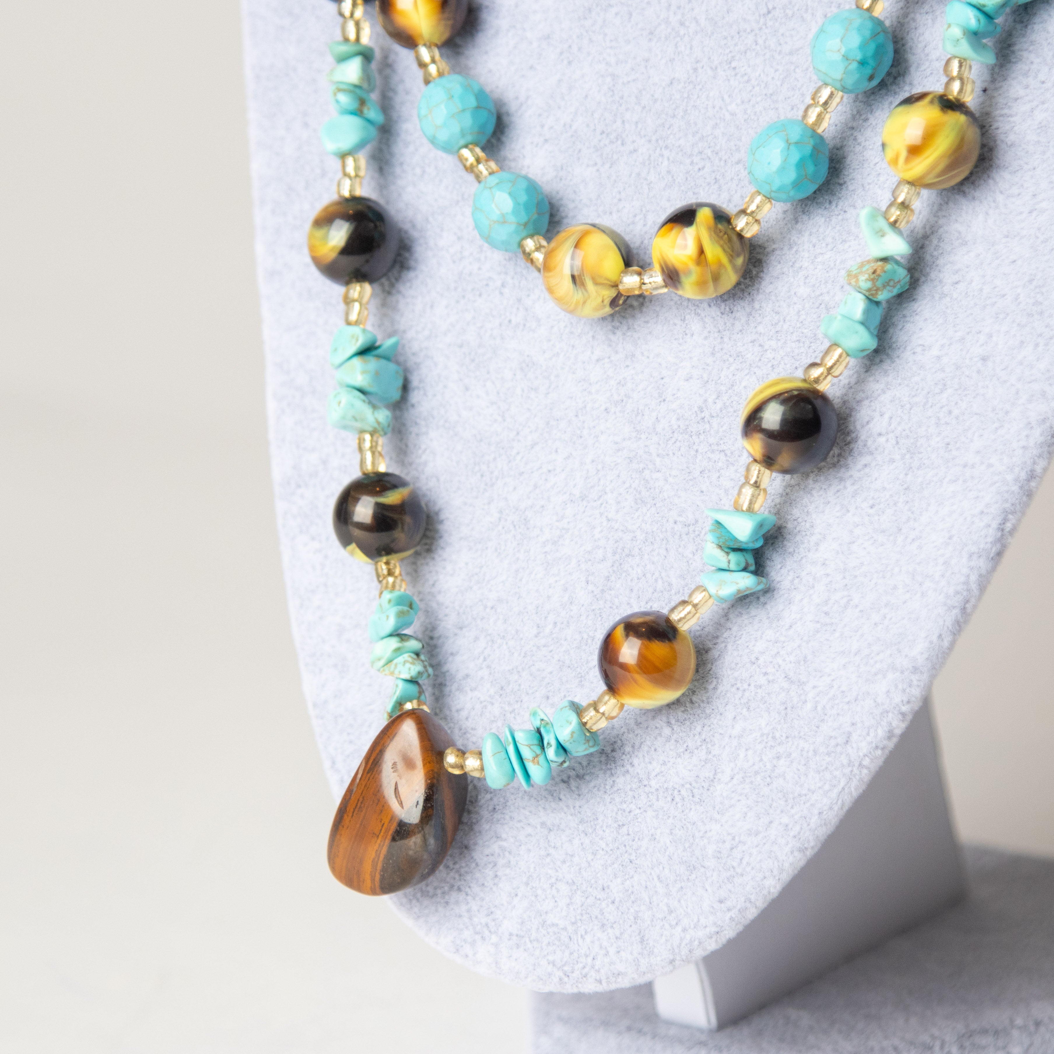 طقم الحجر التركوازي