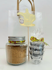 كيس نقصة القهوة مع الفناجين