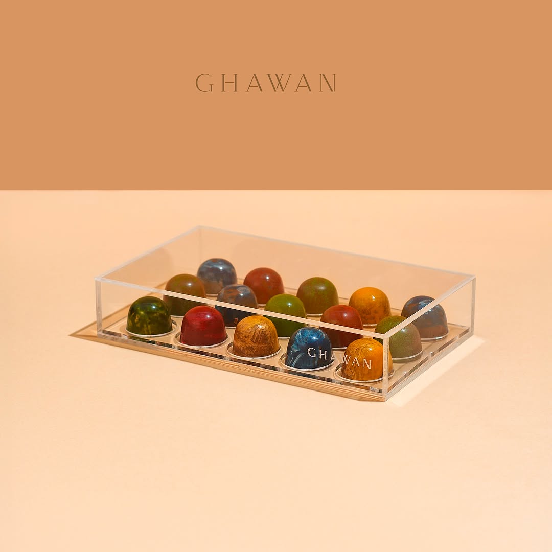 علبة بونبون أكريلك