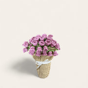 مفرش الوردة البيج الغامق