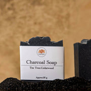 Charcoal soap